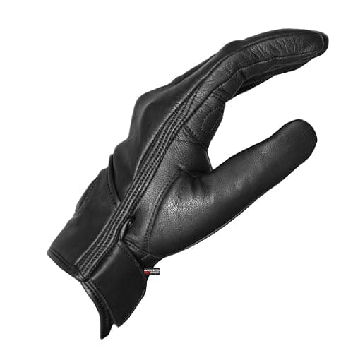 Jackets 4 Bikes Motorcycle Gloves - Premium Leather for Men Women, Touchscreen, Non-Slip, Motorbike Cruiser Street Biker Protector Glove thumbnail 8