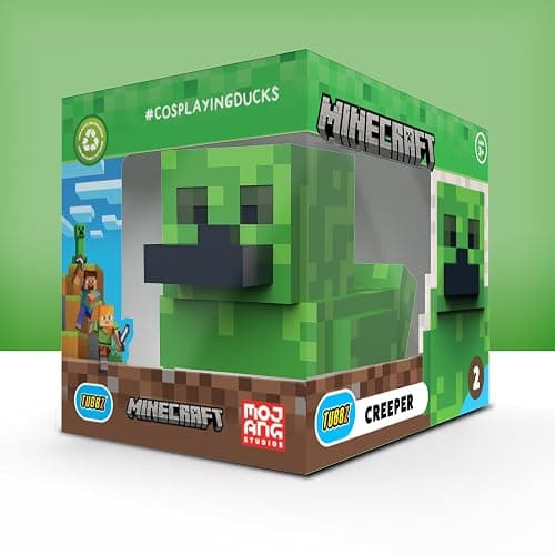 TUBBZ Boxed Edition: Minecraft - Cosplaying Rubber Duck Vinyl Figure thumbnail 3