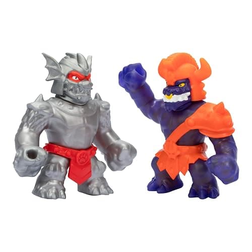 Heroes of Goo Jit Zu Stretch Strikers Versus Pack, Stretchy Battling, Stretches up to 3X its Size, Stretchy Knight Blazagon VS Squishy Corruptagon thumbnail 8