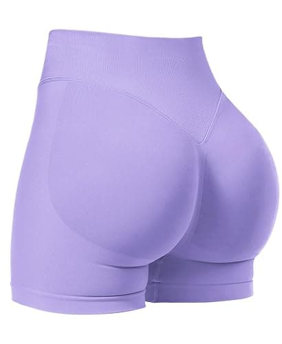 VOYJOY Women Workout Impact Shorts 2.5"/ 3.6"/ 4.5"/ 6" Scrunch Butt Lifting Gym Seamless Booty Biker Shorts - Image 1
