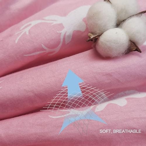 Shopping Cart Covers for Baby Girl Cart Cover for Babies, Infant High Chair Cover, Machine Washable, Non-Slide degisn (Pink Deer) thumbnail 4