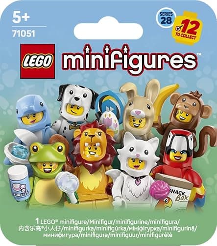 LEGO Minifigures Animal Series 28 - Blind Box - Get 1 of 12 Collectible Toys - Figures incl. Lion, Bunny, Cat & Dolphin - Party Bag Fillers for 5+ Year Old Boys & Girls - 71051 thumbnail 9