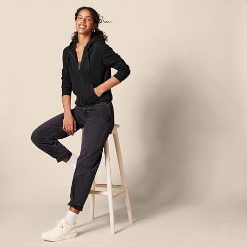 Amazon Essentials womens Fleece Full-Zip Hoodie (Available in Plus Size) thumbnail 5