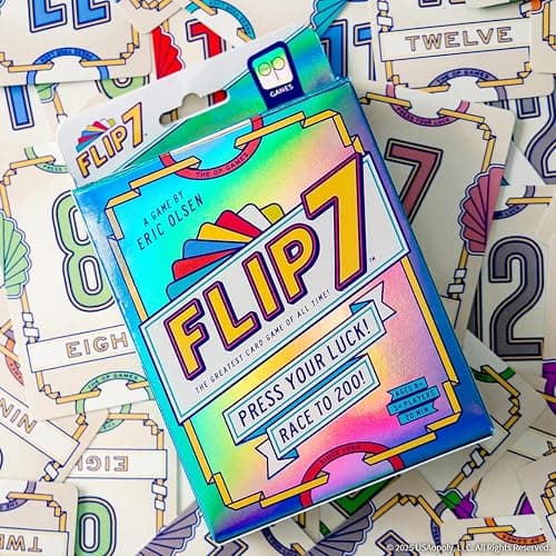 USAOPOLY Flip 7 Card Game, The Ultimate Blend of Press Your Luck Strategy | Fast-Paced Addictive Card Game, Quick to Learn & Easy to Teach, 3+ Players, Ages 8+ thumbnail 3
