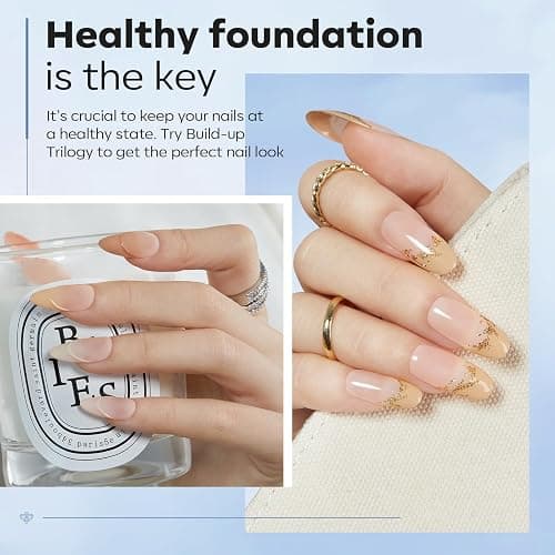 modelones Nail Thickening Solution, Dehydrator and Primer & Builder Nail Gel, 3Pcs Prep Dehydrate & Bond Primer Clear Gel Builder Polish Base Coat for Strengthener Apex Building, LED Lamp Cured 10ml thumbnail 3