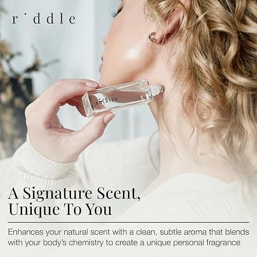 Riddle Original Roll On Pheromone Perfume Made in USA - Premium Rollerball Subtle Fragrance for Women - Long-Lasting Cruelty-Free Alcohol-Free Gentle on Skin - Ideal for Daily Use and Travel thumbnail 4