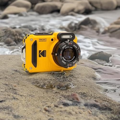 KODAK PIXPRO WPZ2 Rugged Waterproof Shockproof Dustproof WiFi Digital Camera 16MP 4X Optical Zoom 1080P Full HD Video Vlogging Camera 2.7" LCD (Yellow) thumbnail 5