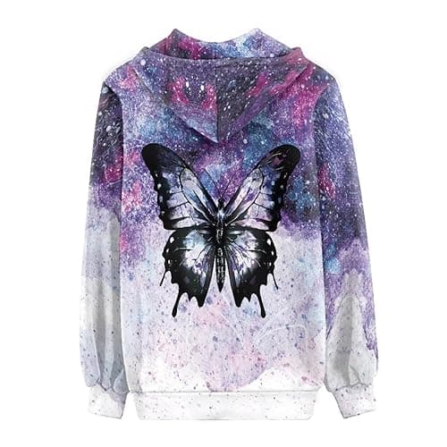 Tongluoye Womens Hoodies Zip Up Lightweight Long Sleeve Thin Hooded Sweathsirt Trendy Jacket thumbnail 3