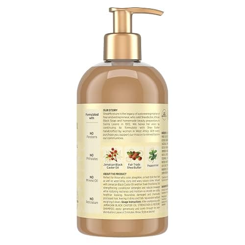 SheaMoisture Jamaican Black Castor Oil Strengthen & Restore Conditioner, 13 fl oz (384 ml) thumbnail 2