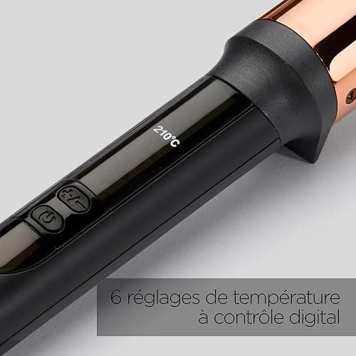 BaByliss - C458E - Boucleur Salon Brilliance Conical pour réaliser rapidement des boucles naturelles thumbnail 6