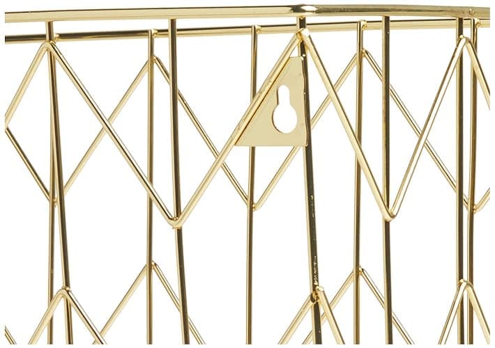 U Brands Hanging File Desk Organizer, Wire Metal, Gold - 894U02-06 thumbnail 5