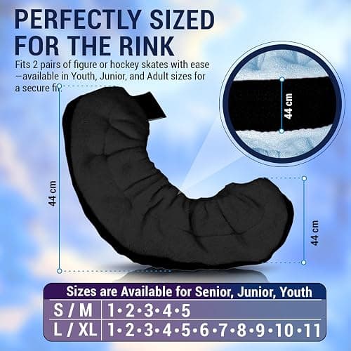 Kami-So Ice Skate Soakers | Durable Blade Protection | Lightweight Ice Skates Covers | Prevents Nicks & Scratches thumbnail 4