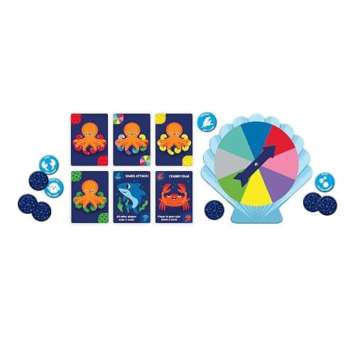 Mudpuppy Socktopus Octopus – 8 Legged Version of Classic Kids Crazy 8’s Memory Game with Color Matching and Pattern Recognition for Children Ages 5 and Up, 2-4 Players thumbnail 3