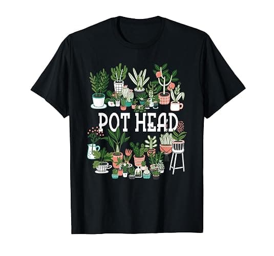Plant Lover and Gardener: Pot Head Succulent Short Sleeve T-Shirt - Image 1