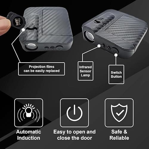 2PCS Custom Car Door Projector Lights Personalized Logo LED Car Door Step Welcome Light Customized Photo Text thumbnail 5