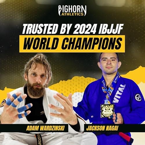 Bighorn Athletics Jiu Jitsu Finger Tape, Rock Climbing Tape | Multipurpose for Sports & Injuries: MMA, Volleyball, Football, Basketball, Tennis, Golf, Hands & Toes, 0.5-Inch x 45-feet, 8-Rolls, Blue thumbnail 5