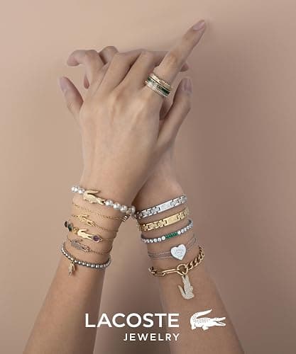 Lacoste Crocodile Chain Bracelet for Women - Stainless Steel Jewelry, Adjustable - Chic Collection, Fashion Accessory - Gift for Her thumbnail 6