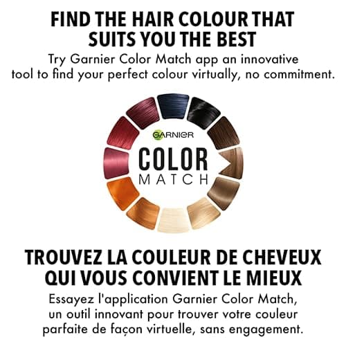Garnier Belle Color Permanent Hair Dye, 48 Mocha Brown, 100% Grey Coverage, Enriched with Argan Oil and Wheat Germ Oils - 1 Application, Packaging may vary thumbnail 10