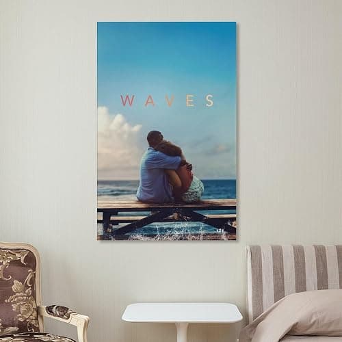Waves 2019 Drama Romance Movie Poster Canvas Wall Art Decor Canvas Art Poster And Wall Art Picture Print Modern Family Bedroom Decor Posters 24x36inch(60x90cm) thumbnail 7