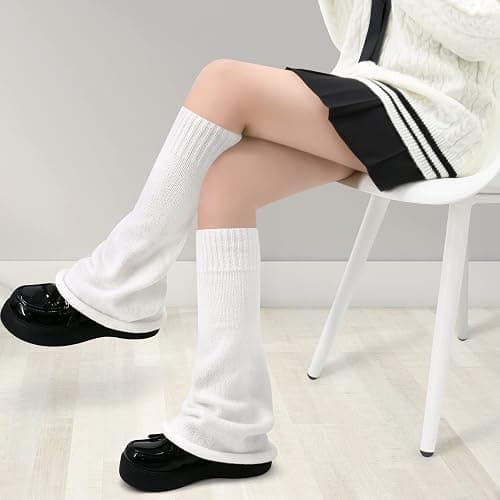 Olreco Leg Warmers Kawaii Leg Warmers Y2K Harajuku Legs Warmer for Girls Women Gyaru Cutecore Lolita Accessories Gothic Socks thumbnail 5