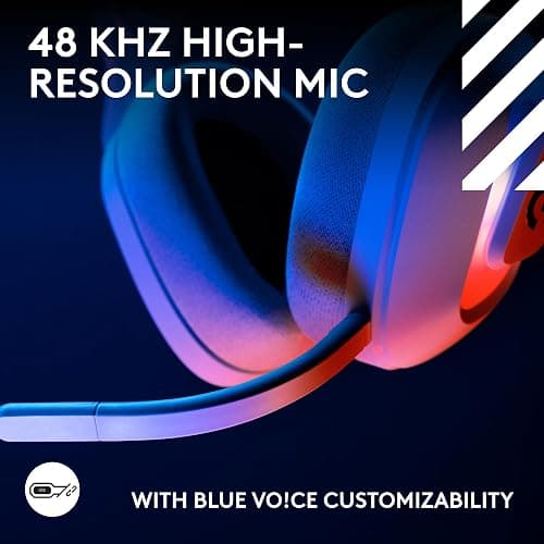 Logitech G Astro A20 X Lightspeed Wireless Gaming Headset for PS5, Xbox, Switch, PC with 2-System PLAYSYNC Audio, Bluetooth, LIGHTSYNC RGB, and 48 kHz Boom Mic - White thumbnail 4