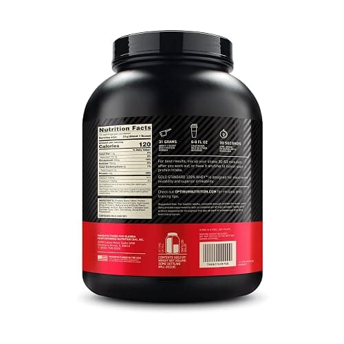 Optimum Nutrition Gold Standard 100% Whey Protein Powder, Vanilla Ice Cream, 5 Pound (Packaging May Vary) thumbnail 10