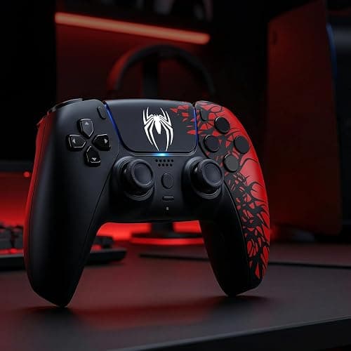 EYZPWE Wireless Controller for PS5 Controller, with Dual Vibration/Motion Sensor/Screenshot/3.5mm Audio Jack, Compatible with PS5/Pro/Slim Console thumbnail 5