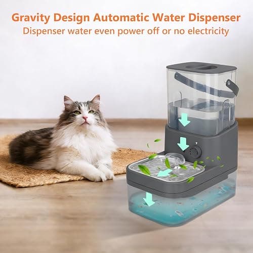 GOYJOY Smart Pet Water Fountain,Filterless Cat Water Fountain No Filter,3L/102oz Ultra Silent Cat Fountain, Separation Design thumbnail 3
