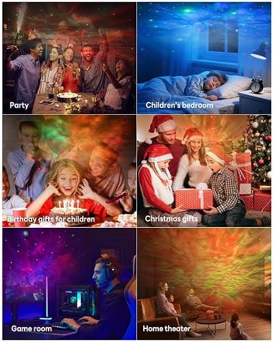 MYSTILUCK Galaxy Star Projector Night Light, Multiple Light Modes - Mini | Star Projector, Timer & Remote Control, RGB Dimming, Ambient Lights for Kids & Adults, Bedroom Home Cinema, Birthday Gifts thumbnail 7