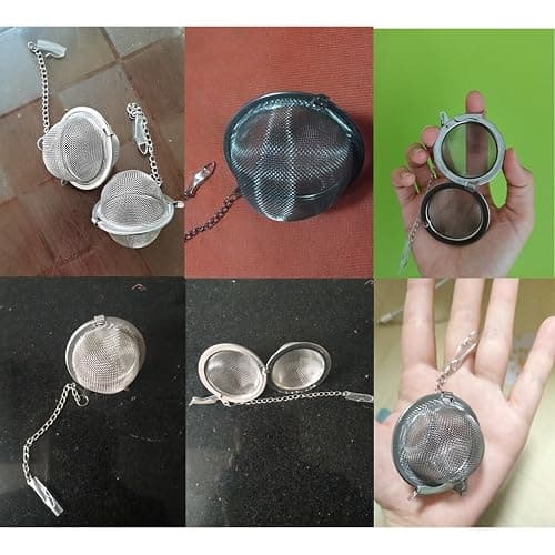 2PCS Premium Tea Infusers for Loose Leaf Tea - Upgraded Tea Strainers and Tea Balls for Flavoring Herbal Spices and Seasonings thumbnail 5