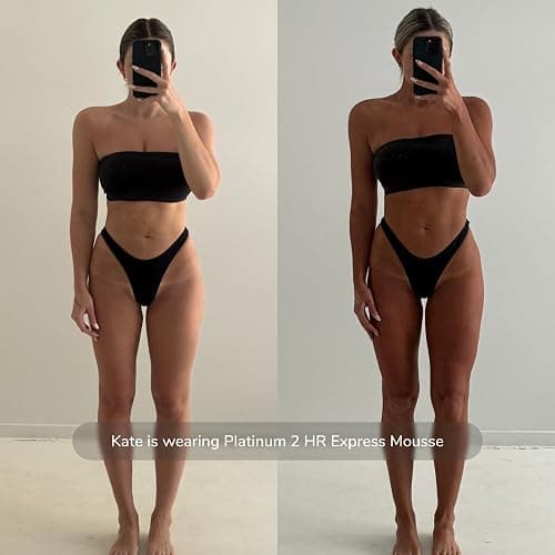 Loving Tan Platinum 2 HR Express Self Tanning Mousse, Darkest Shade Yet - Streak Free, Professional Quality Sunless Tanner- 10+ Applications per Bottle, Cruelty Free, Naturally Derived DHA, 6.7 Fl Oz thumbnail 9