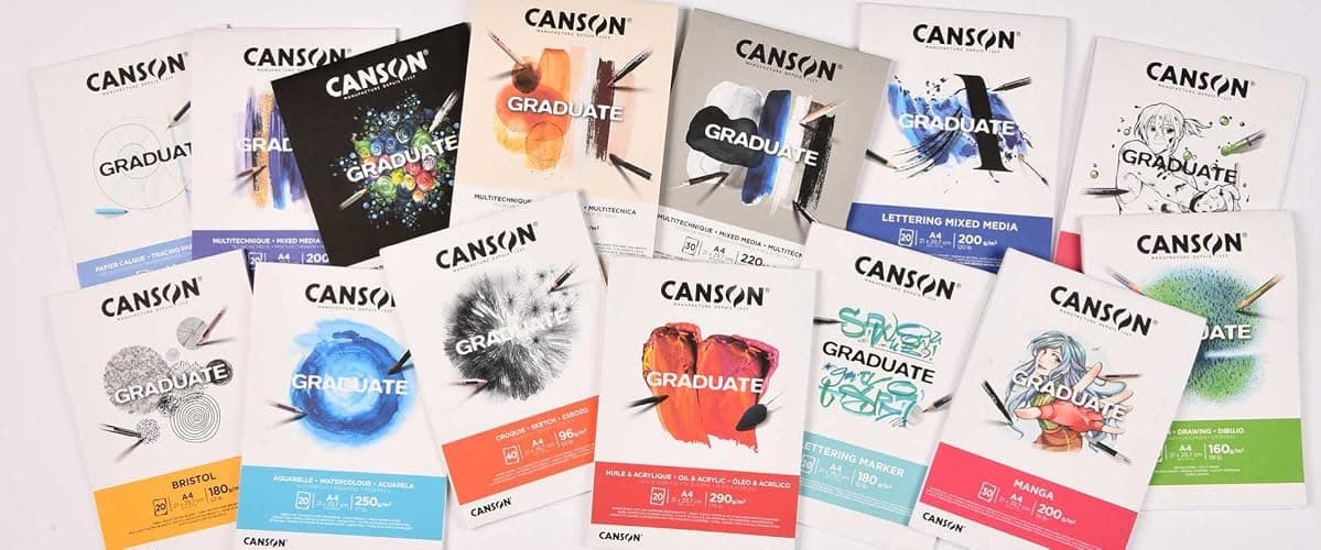 CANSON Graduate Papier dessin noir - Bloc 20 feuilles A4 - 120g/m² thumbnail 5