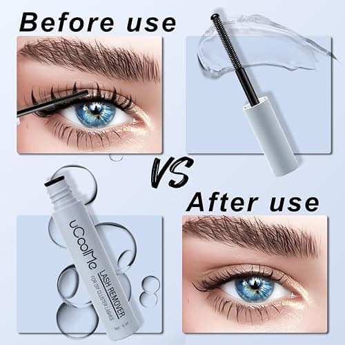 Lash Glue Remover 5ML uCoolMe for Lash Clusters Lash Bond Remover - Gentle Formula Eyelash Glue Remover for Sensitive Eyes thumbnail 3