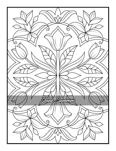 100 Amazing Patterns: An Adult Coloring Book with Fun, Easy, and Relaxing Coloring Pages thumbnail 66