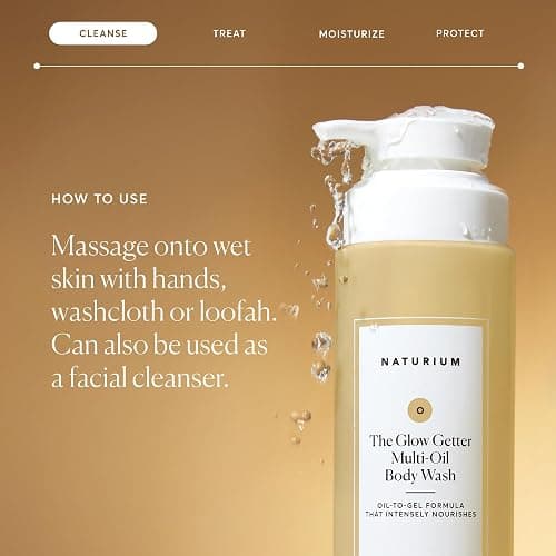 Naturium The Glow Getter Multi-Oil Hydrating Body Wash, Gentle Cleanser, 16.9 oz thumbnail 6