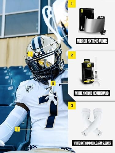 Nxtrnd Double Arm Sleeves, Two Tone Arm Sleeve, Football Arm Sleeves, Sold as a Pair thumbnail 5