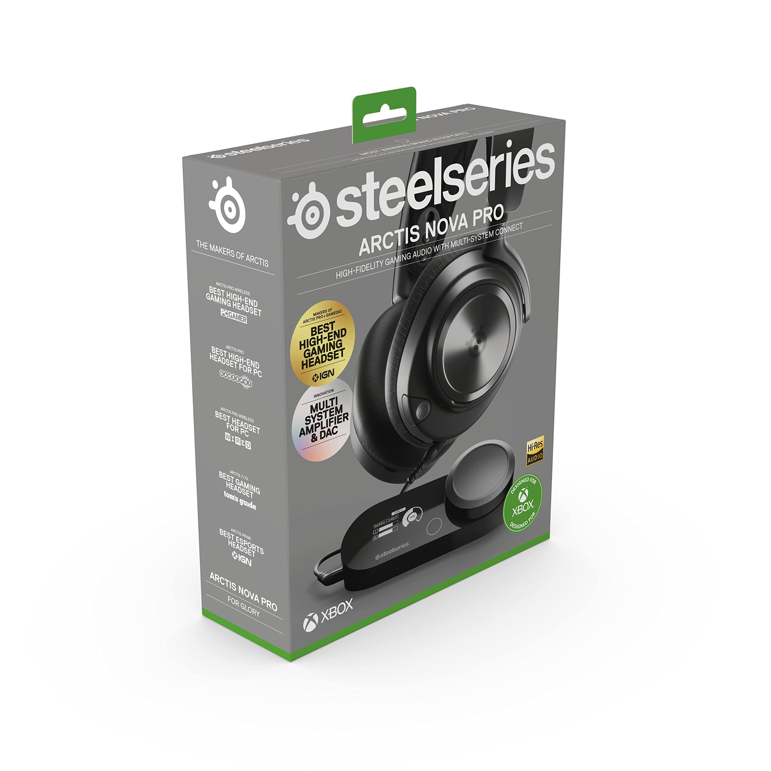 SteelSeries Arctis Nova Pro X Wired Multi-System Gaming Headset - Xbox, PC, PlayStation & Switch - 360° Spatial Audio - Hi-Res GameDAC Gen 2 - AI-Powered Noise-Cancelling ClearCast Gen 2 Microphone thumbnail 9