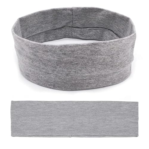 Yiwafu Yoga Headbands for Women, Non Slip Elastic Sweat Hairbands, Solid Color Head Accessories Headscarves Hair Hoop, Sweat-Absorbing Hairbands for Sports, Fitness, Running thumbnail 5