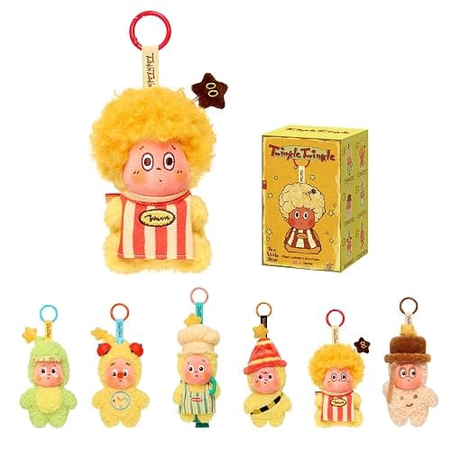 POP MART Twinkle Twinkle Be a Little Star Series - Plush Pendant Blind Box, Random Design Action Figures Collectible Toys Home Decorations, Holiday Birthday Gifts for Girls and Boys, Single Box - Image 1