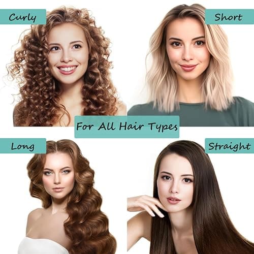 Satin Heatless Hair Curler Set for Overnight Waves - Friendly Curling Rod & Headband, No-Heat Natural Curls Hair Rollers (Dream Nebula) thumbnail 6
