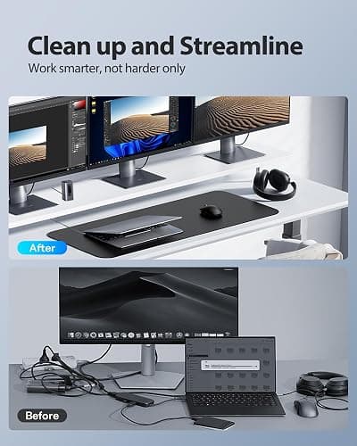 Baseus Docking Station, Spacemate(Win) 11 in 1, Triple Display, 4K HDMI and DP, 10Gbps USB A/C Ports, Gigabit Ethernet, 100W PD, Audio, Laptop Docking Station for Windows/Dell/HP/Lenovo/Asus/Acer/Mac thumbnail 8