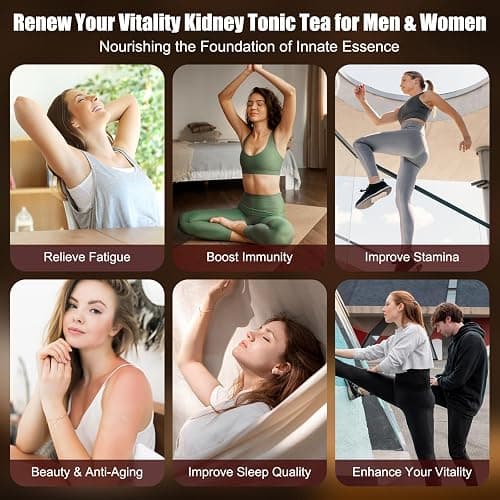 Kidney Tea 30 Bags Ginseng Six Treasure Tea Formula Traditional Chinese Herbal Kidney Cleanse Detox Repair for Women & Men thumbnail 6