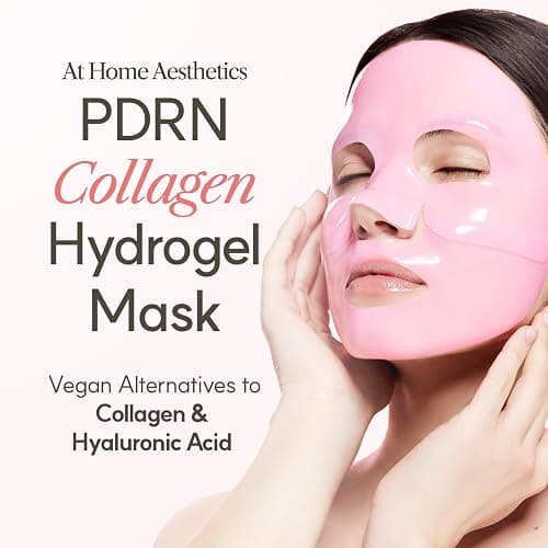 The Face Shop Rose PDRN Pink Collagen Face Mask, Korean Glass Skin Essential, Hyaluronic Acid for Moisturizing & Skin Elasticity, Firming, 4EA thumbnail 2