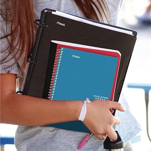 Mead Five Star Wirebound Notebook, 2-Subject, Medium/College Rule, 80 Sheets 19x13.9 cm (7.5x5.5") Assorted Cover Color thumbnail 2
