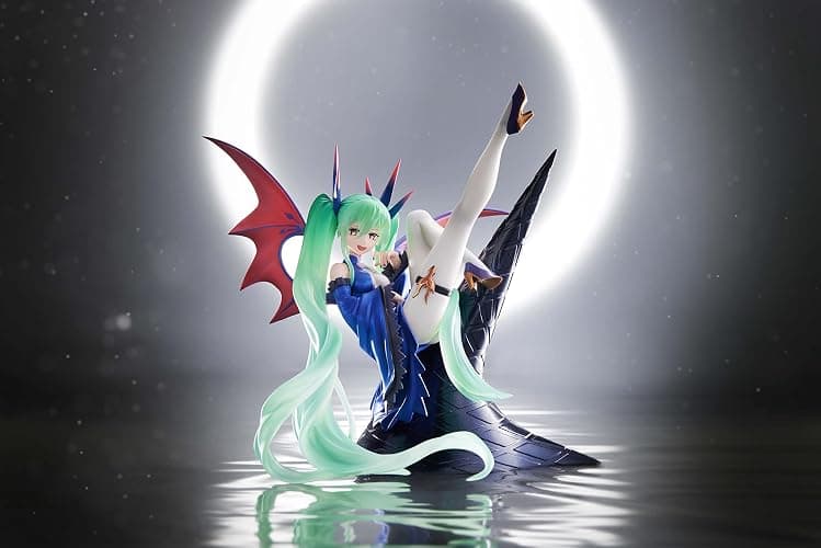 TENITOL Hatsune Miku Dark Figure, Total Height Approx. 6.7 inches (170 mm), Non-Scale, ATBC-PVC, Painted, Complete Figure thumbnail 8