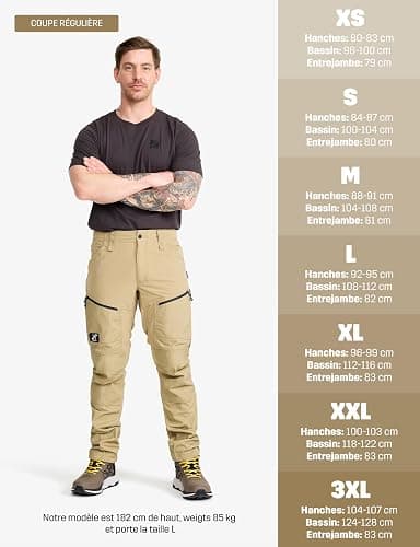 RevolutionRace Homme RVRC GP Pro Pants, Pantalon Durable pour la randonnée et Autres activités de Plein air thumbnail 3
