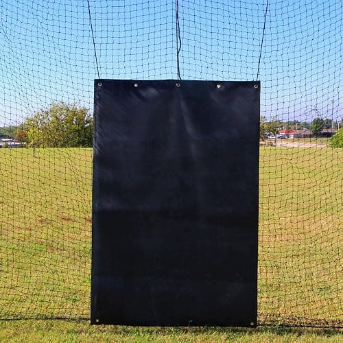 VANTA SPORTS 5'x7' Reinforced Rubber Backstop for Baseball/Softball, Batting Cage Backdrop and Net Saver thumbnail 3