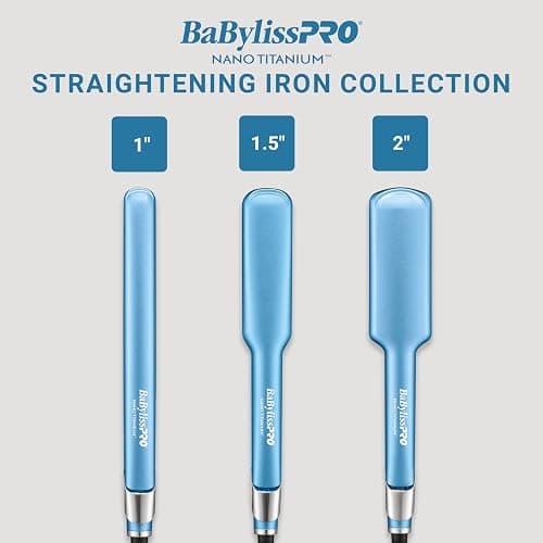 BabylissPRO Nano Titanium Ultra-Sleek Hair Straightener, Flat Iron for All Hair Types thumbnail 9