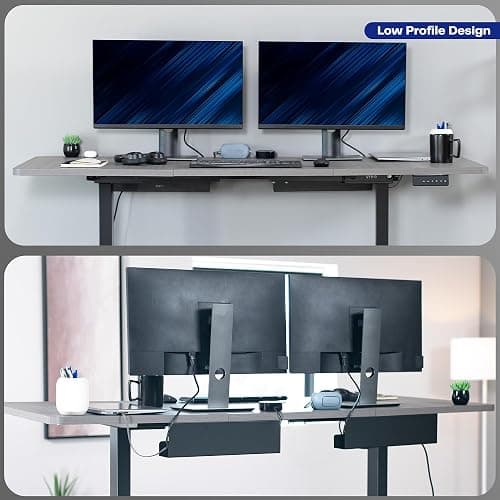 VIVO Under Desk 17 inch Cable Management Trays, Power Strip Holders, Cord Organizers, Wire Tamers for Office and Home, Black, 2 Pack, DESK-AC06-2C thumbnail 7