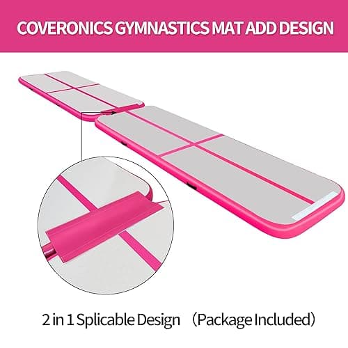 Howsvn Air Mat Tumble Track - Pink - 10ft*3.3ft*4in thumbnail 5